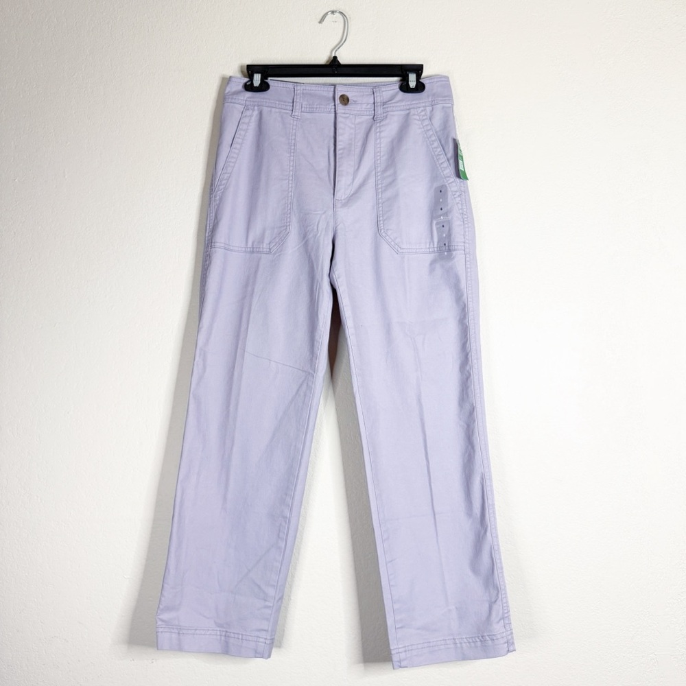 GAP light purple high rise Girlfriend Khaki pants SIZE 6 NEW
